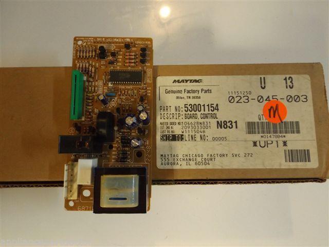 Maytag Microwave 53001154 Board, Control NEW IN BOX Maytag Microwave 53001154 Board, Control NEW IN BOX